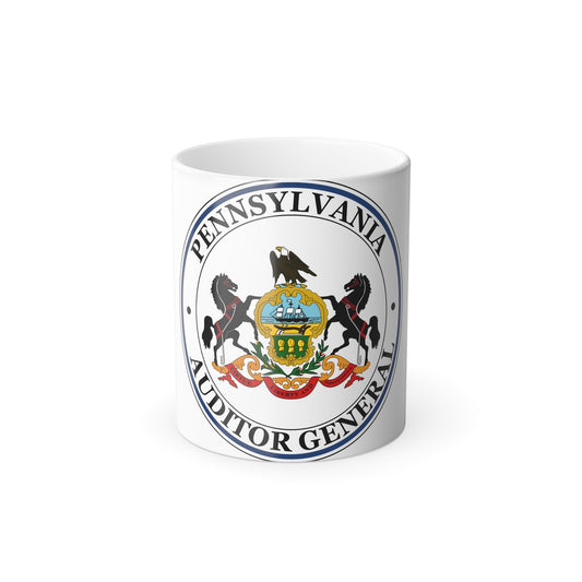 Seal of the Auditor General of Pennsylvania - Color Changing Mug 11oz-11oz-The Sticker Space