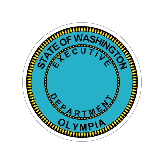 Seal of the Executive Department of Washington STICKER Vinyl Die-Cut Decal-6 Inch-The Sticker Space