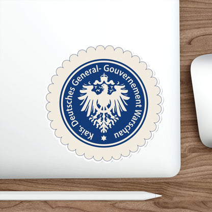 Seal of the Government-General of Warsaw STICKER Vinyl Die-Cut Decal-The Sticker Space