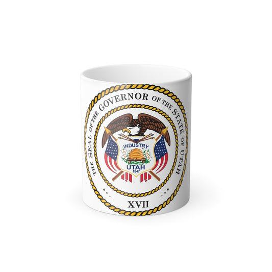 Seal of the Governor of Utah 2011 - Color Changing Mug 11oz-11oz-The Sticker Space