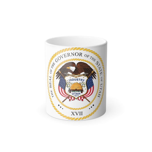 Seal of the Governor of Utah v2 - Color Changing Mug 11oz-11oz-The Sticker Space