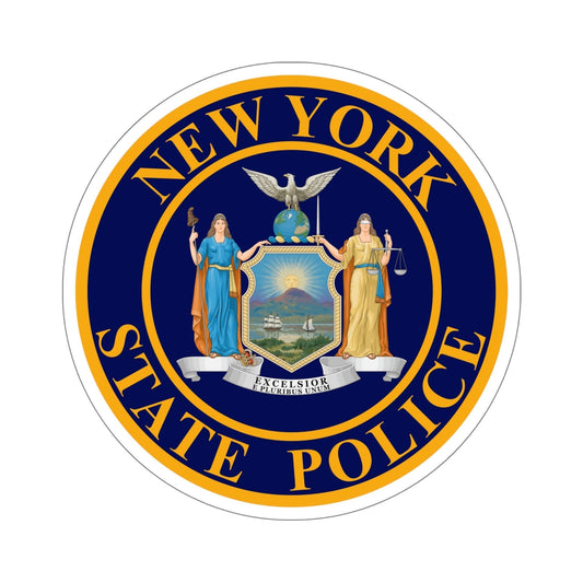 Seal of the New York State Police STICKER Vinyl Die-Cut Decal-6 Inch-The Sticker Space