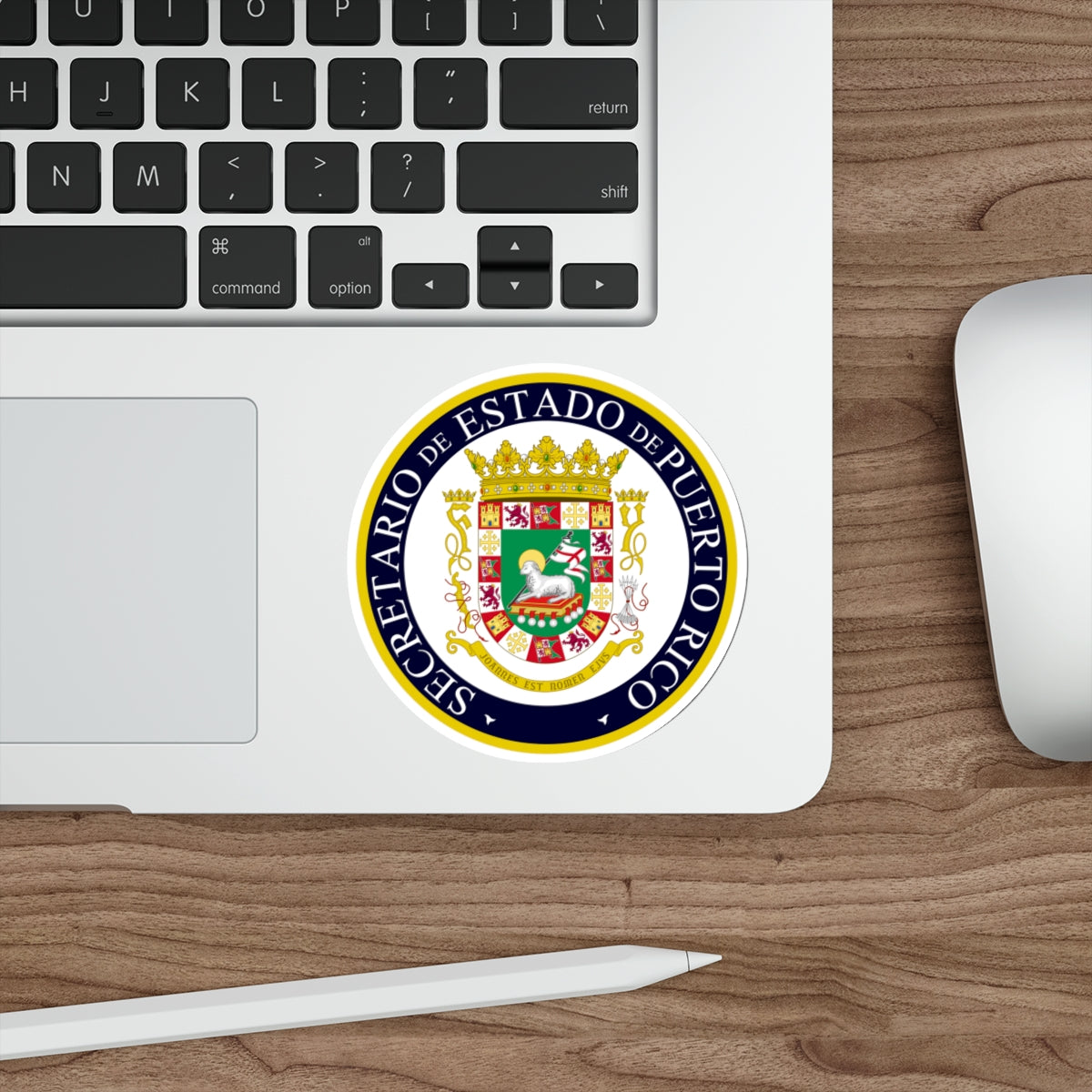 Seal of the Secretary of State of Puerto Rico STICKER Vinyl Die-Cut Decal-The Sticker Space