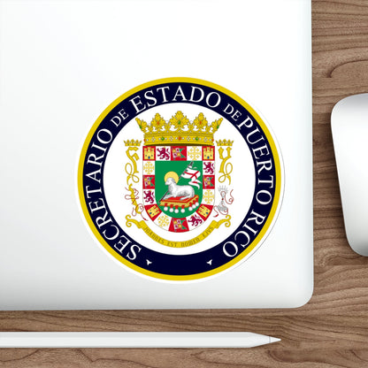 Seal of the Secretary of State of Puerto Rico STICKER Vinyl Die-Cut Decal-The Sticker Space
