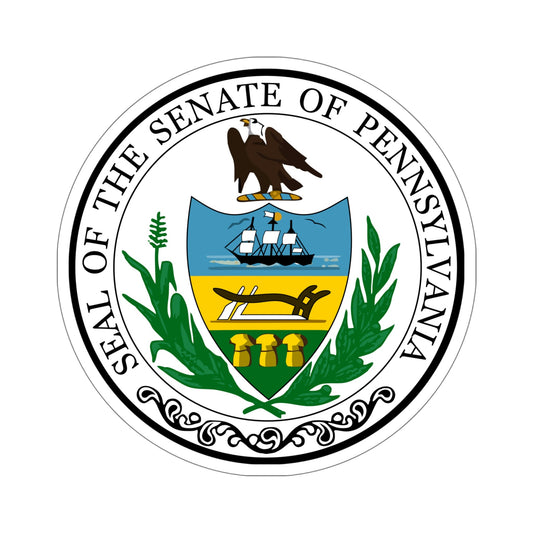 Seal of the Senate of Pennsylvania STICKER Vinyl Die-Cut Decal-6 Inch-The Sticker Space