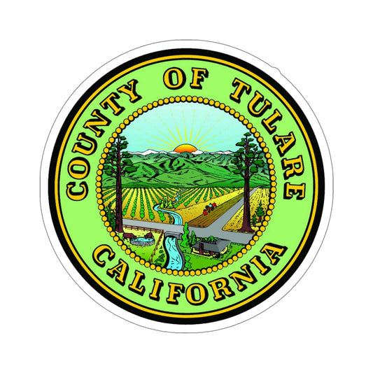 Seal of Tulare County, California USA STICKER Vinyl Die-Cut Decal-6 Inch-The Sticker Space