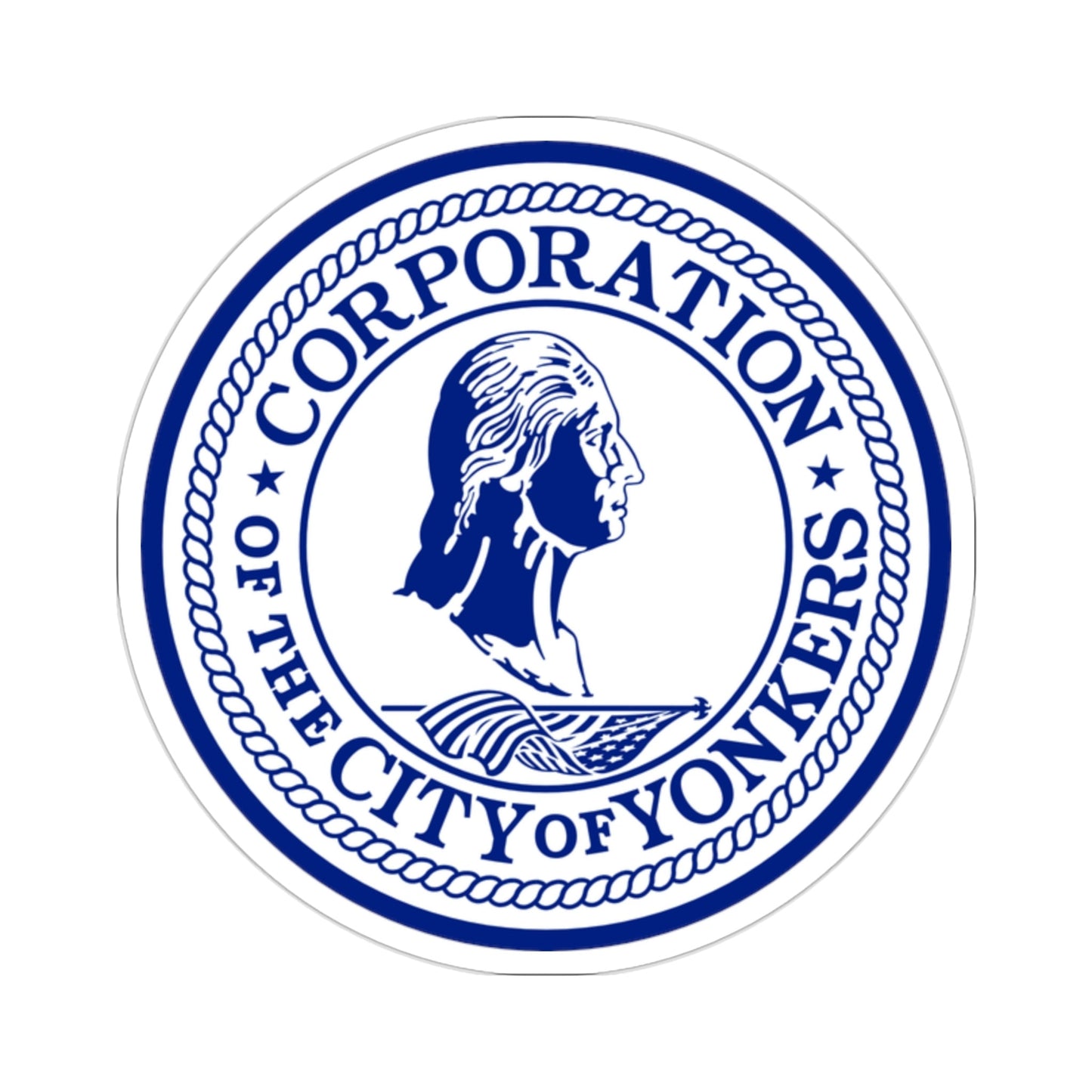 Seal of Yonkers New York USA STICKER Vinyl Die-Cut Decal-2 Inch-The Sticker Space