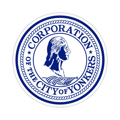 Seal of Yonkers New York USA STICKER Vinyl Die-Cut Decal-4 Inch-The Sticker Space