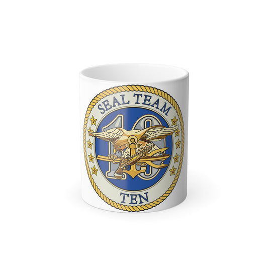 Seal Team 10 Colored (U.S. Navy) Color Changing Mug 11oz