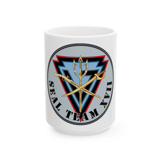 Seal Team XVII (U.S. Navy) White Coffee Mug-15oz-The Sticker Space