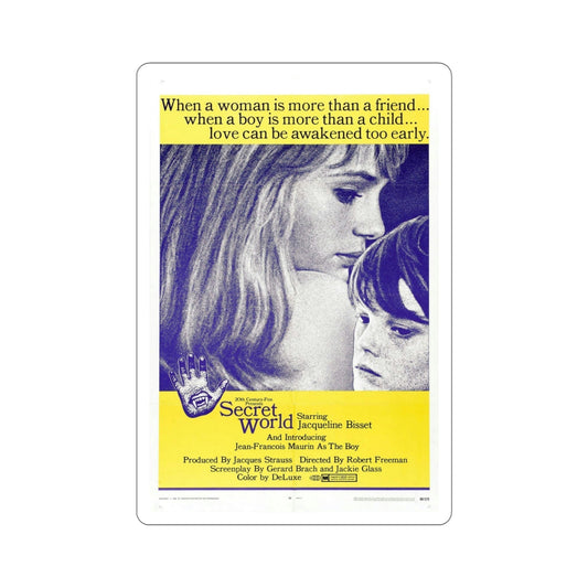 Secret World 1969 Movie Poster STICKER Vinyl Die-Cut Decal-6 Inch-The Sticker Space