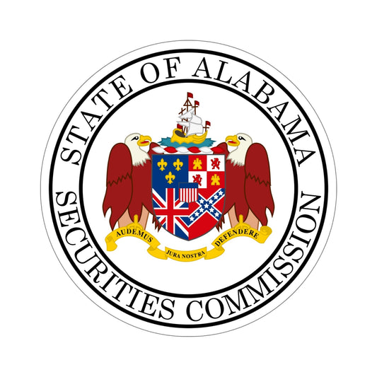 Securities Commission of Alabama STICKER Vinyl Die-Cut Decal-6 Inch-The Sticker Space