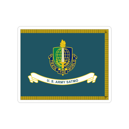 Security Asasistance Training Management Organization Flag (U.S. Army) Transparent STICKER Die-Cut Vinyl Decal-3 Inch-The Sticker Space