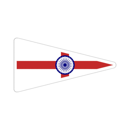 Senior Officer of the Indian Navy Flag (India) STICKER Vinyl Die-Cut Decal-2 Inch-The Sticker Space