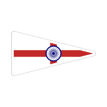 Senior Officer of the Indian Navy Flag (India) STICKER Vinyl Die-Cut Decal-3 Inch-The Sticker Space