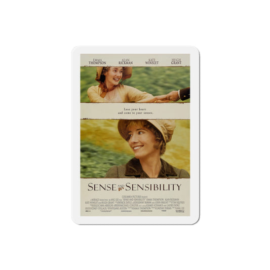 Sense And Sensibility 1995 Movie Poster Die-Cut Magnet-2" x 2"-The Sticker Space
