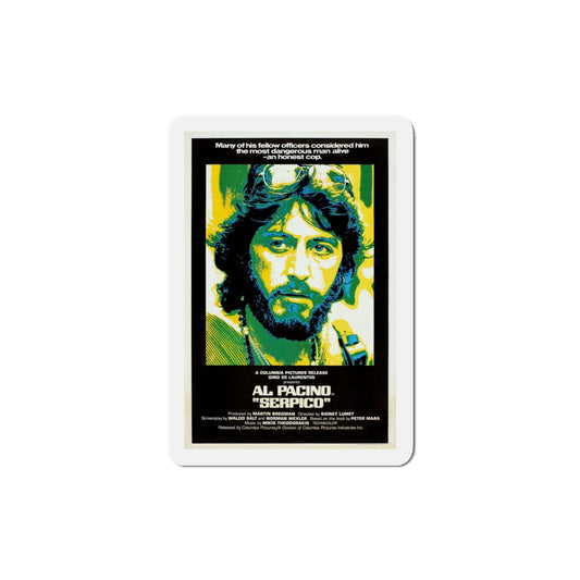 Serpico 1973 Movie Poster Die-Cut Magnet-4 Inch-The Sticker Space