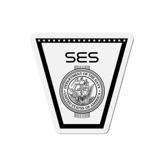 SES (U.S. Navy) Die-Cut Magnet-2" x 2"-The Sticker Space