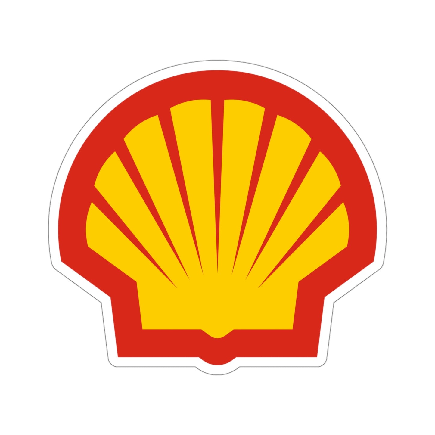 Shell Oil Company Logo STICKER Vinyl Die-Cut Decal-4 Inch-The Sticker Space