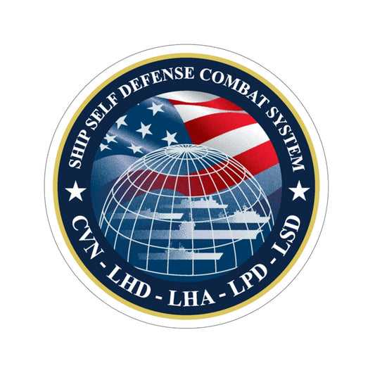 Ship Self Defense Combat System (U.S. Navy) STICKER Vinyl Die-Cut Decal-6 Inch-The Sticker Space