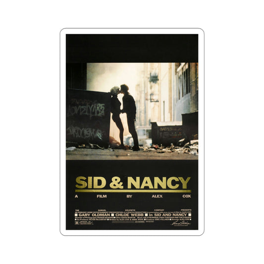 Sid and Nancy 1986 Movie Poster STICKER Vinyl Die-Cut Decal-6 Inch-The Sticker Space