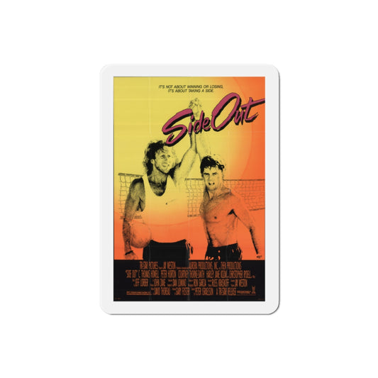 Side Out 1990 Movie Poster Die-Cut Magnet-2" x 2"-The Sticker Space