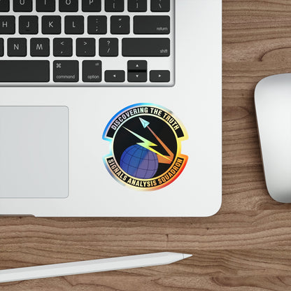 Signals Analysis Squadron (U.S. Air Force) Holographic STICKER Die-Cut Vinyl Decal-The Sticker Space