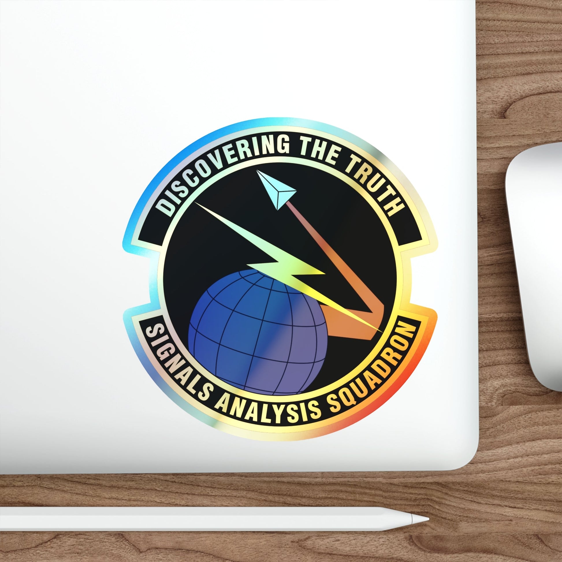 Signals Analysis Squadron (U.S. Air Force) Holographic STICKER Die-Cut Vinyl Decal-The Sticker Space