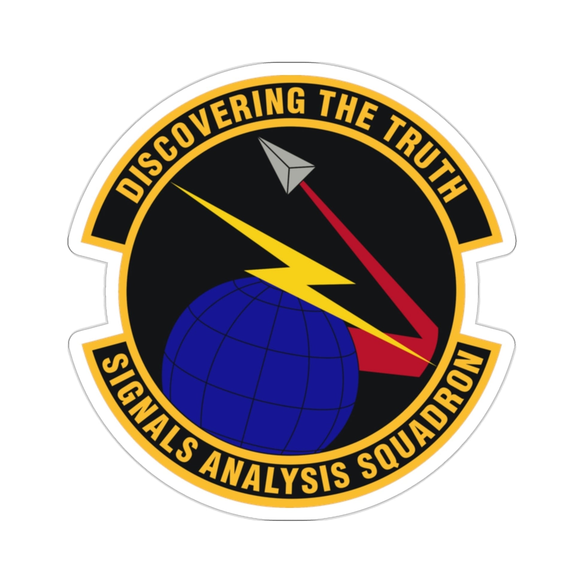 Signals Analysis Squadron (U.S. Air Force) STICKER Vinyl Die-Cut Decal-2 Inch-The Sticker Space