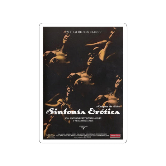 SINFONIA EROTICA 1979 Movie Poster STICKER Vinyl Die-Cut Decal-White-The Sticker Space