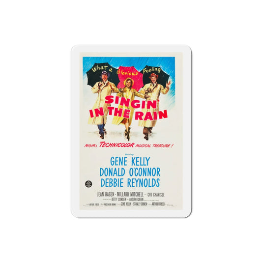 Singin in the Rain 1952 Movie Poster Die-Cut Magnet-2 Inch-The Sticker Space