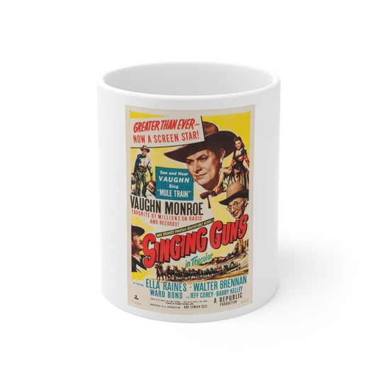 Singing Guns 1950 Movie Poster - White Coffee Cup 11oz-11oz-The Sticker Space