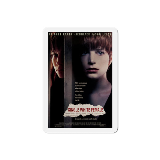Single White Female 1992 Movie Poster Die-Cut Magnet-2" x 2"-The Sticker Space
