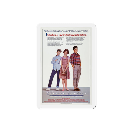 Sixteen Candles 1984 Movie Poster Die-Cut Magnet-2" x 2"-The Sticker Space