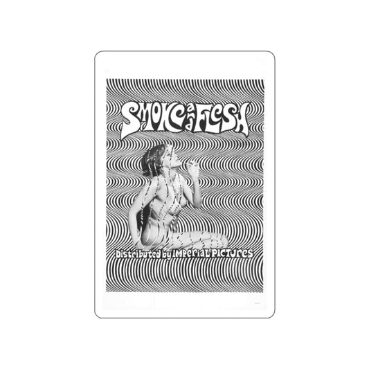 SMOKE AND FLESH 1968 Movie Poster STICKER Vinyl Die-Cut Decal-White-The Sticker Space