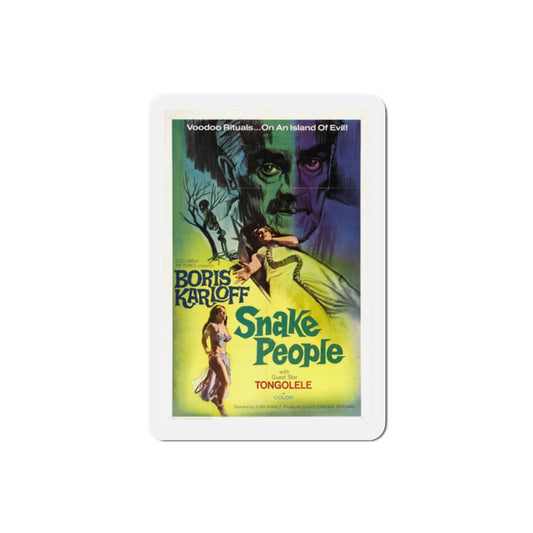 Snake People 1971 Movie Poster Die-Cut Magnet-2 Inch-The Sticker Space
