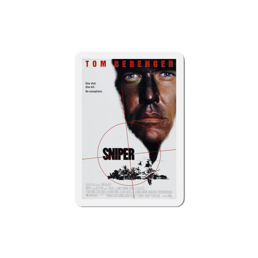 Sniper 1993 Movie Poster Die-Cut Magnet-6 Inch-The Sticker Space