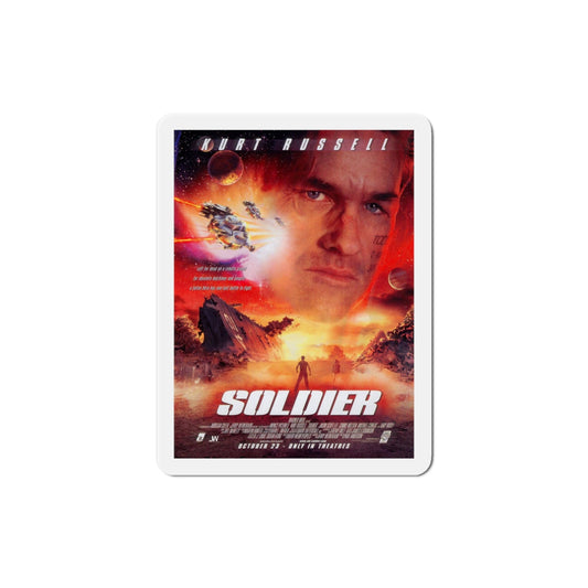 Soldier 1998 Movie Poster Die-Cut Magnet-4" x 4"-The Sticker Space