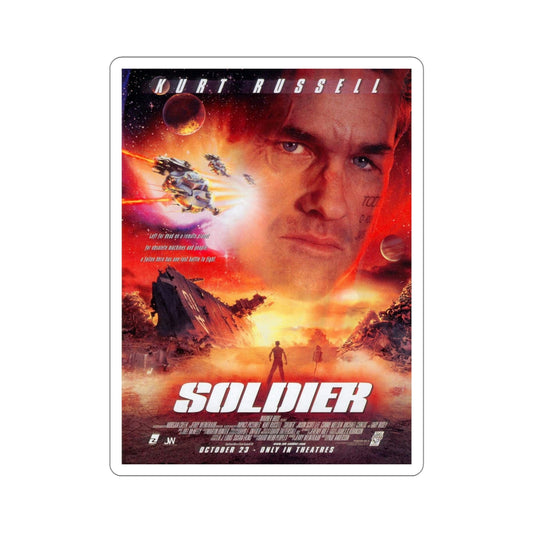 Soldier 1998 Movie Poster STICKER Vinyl Die-Cut Decal-6 Inch-The Sticker Space