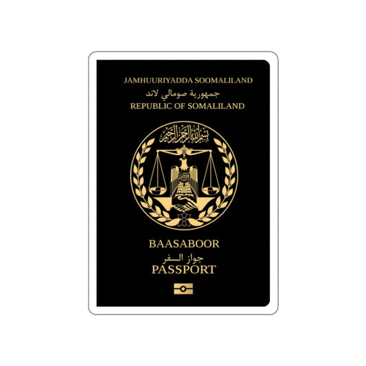 Somaliland Passport STICKER Vinyl Die-Cut Decal-White-The Sticker Space