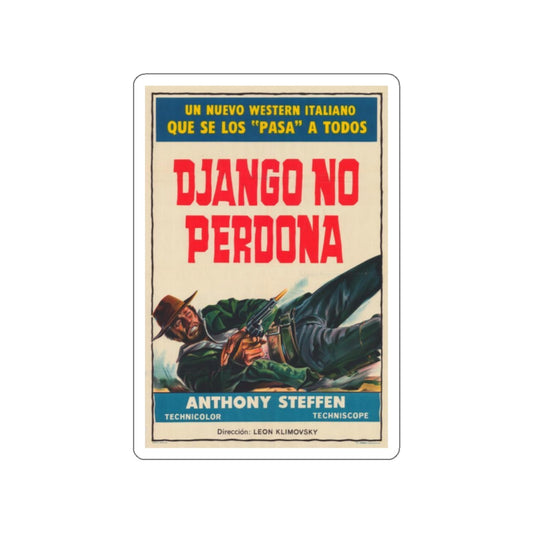 SOME DOLLARS FOR DJANGO 1966 Movie Poster STICKER Vinyl Die-Cut Decal-White-The Sticker Space