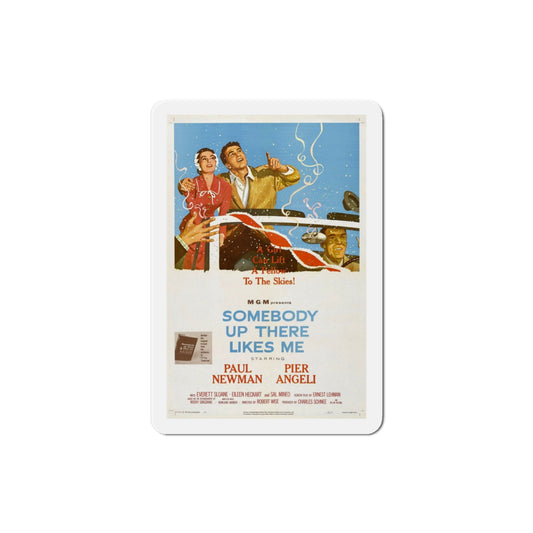 Somebody Up There Likes Me 1956 Movie Poster Die-Cut Magnet-3 Inch-The Sticker Space