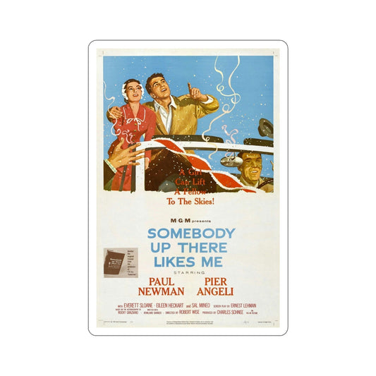 Somebody Up There Likes Me 1956 Movie Poster STICKER Vinyl Die-Cut Decal-6 Inch-The Sticker Space