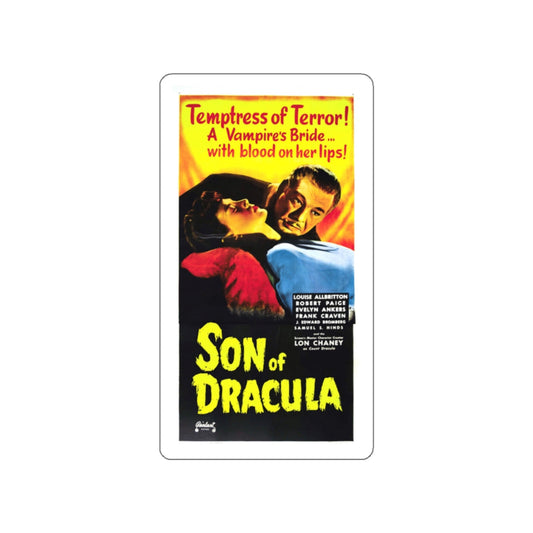 SON OF DRACULA (2) 1943 Movie Poster STICKER Vinyl Die-Cut Decal-White-The Sticker Space