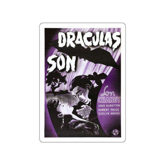 SON OF DRACULA (3) 1943 Movie Poster STICKER Vinyl Die-Cut Decal-White-The Sticker Space