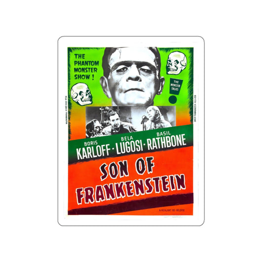SON OF FRANKENSTEIN (3) 1939 Movie Poster STICKER Vinyl Die-Cut Decal-White-The Sticker Space