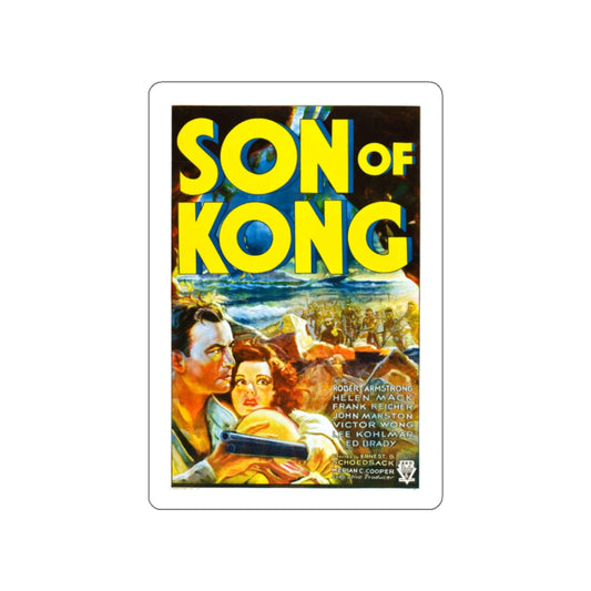SON OF KONG 1933 Movie Poster STICKER Vinyl Die-Cut Decal-White-The Sticker Space