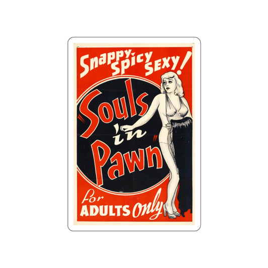 SOULS IN PAWN (2) 1940 Movie Poster STICKER Vinyl Die-Cut Decal-White-The Sticker Space