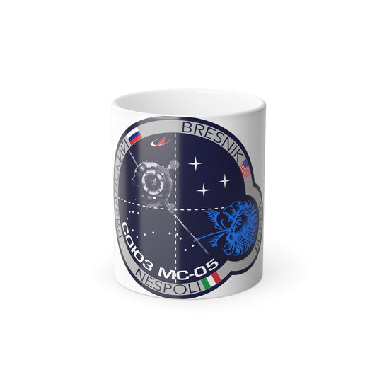 Soyuz MS-05 (Soyuz Programme) Color Changing Mug 11oz-11oz-The Sticker Space