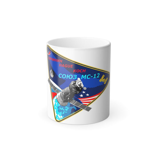 Soyuz MS-12 (Soyuz Programme) Color Changing Mug 11oz-11oz-The Sticker Space